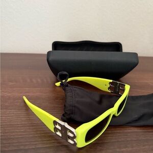 Balenciaga Bright Yellow Sunglasses